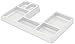 Produktbild Kosmetikeinsatz Schublade Kosmetik-Organizer Schubkasteneinsatz universell weiß | Breite: 420 mm | Höhe 55 mm | GedoTec® powered by HÄFELE