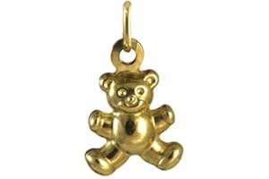 jewellerybox 9ct Gold Teddy Charm
