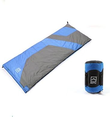 sleeping bag Envelope-type ultra-light down sleeping bag adult sleeping bag, home travel down sleeping bag Outdoor sleeping bag ( Color : Blue , Weight : 2.3KG )