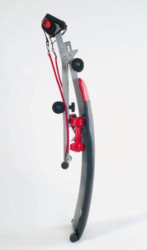 Christopeit Bauchtrainer BG 2, schwarz/silber/rot, 9841 - 2