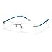 Magjons Rimless Rectangular Unisex Spectacle Frame(Rb8103|50mm) RS.420.00