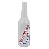 La botella está ponderada y equilibrada como una botella de vidrio real.