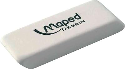 MAPED Gomme blanche caoutchouc DESSIN petit modèle