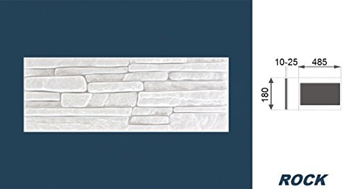 1 m2 EPS Dekorsteine Wand Steinplatten Bruchsteine Riemchen, ROCK BEIGE - 5
