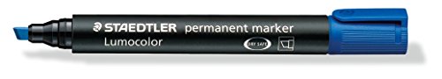 Staedtler 350 WP4 Permanentmarker Lumocolor , nachfüllbar, Staedtler Box mit 4 Farben - 3