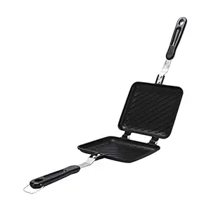 Sandwich Maker, Double-Coated Non-Stick Grilled Sandwich and Panini Maker, Hot Sandwich Maker Pan Nonstick Aluminum Flip Pan