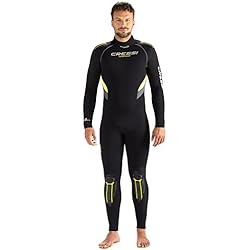 Cressi Castoro Man - Traje de buceo, color negro/amarillo, talla L (4)