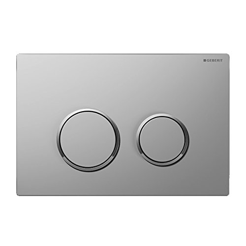 Geberit Sigma 20 Betätigungsplatte, 1 Stück, mattchrom / hochglanz-verchromt, 115.882.KN.1