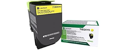 Lexmark 71B20Y0 Cartouche de toner compatible avec Imprimante CS317 Jaune