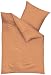 Produktbild Kaeppel G-130006-09D1-VA97 Uni Bettwäsche, Satin, 1 x 80/80 und 135/200 cm, mandarine