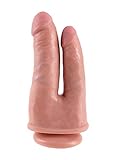 King Cock Flesh Double Penetrator Dildo, Flesh