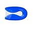Produktbild MISS&YG U-förmige Fersenpolster Silikon-Einlage Fersenpolster,Blue,L:41~45