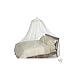 Mosquito Nets 4 U® SMALL White Mosquito Net Bed Canopy Maximum Insect Net Protection From Spiders, Wasps, Flies - No Skin Irritation Deet Free Natural Repellent , Complete Hanging - Kit Ideal For Childrens Bed