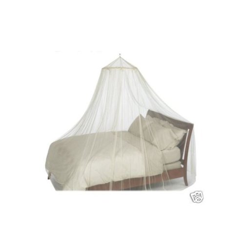 Mosquito Nets 4 U® SMALL White Mosquito Net Bed Canopy Maximum Insect Net Protection From Spiders, Wasps, Flies - No Skin Irritation Deet Free Natural Repellent , Complete Hanging - Kit Ideal For Childrens Bed