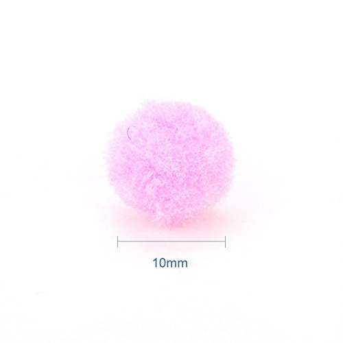 PandaHall Elite ca 2000 stk 10 mm Bunte Mini Pompons Kinder zum Basteln toll Figuren und Dekoration - 2