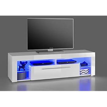 Mirjan24 TV Board Lowboard Toro 138, TV Lowboard mit Grifflose Öffnen