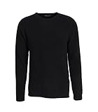 sehr weiche Haptik Daniele Fiesoli Herren Pullover Girocollo in Schwarz 13 Nero L