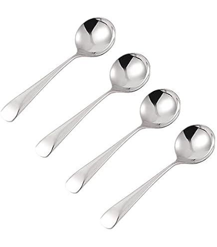 Libbey 937 016 Slenda 6 3/8" 18/8 Stainless Steel Extra Heavy Weight Bouillon Sp