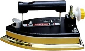 LPG Gas Iron with Brass Base: Efficient High-Temperature Steam Iron for Industrial Use - Durable & Powerful Ironing Solution