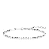 echt silber schmuck Verschlussart: Karabiner Thomas Sabo Damen-Strangarmband 925 Sterlingsilber A1696-001-12-L19v