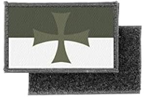 Tygmärke märke Camo kamouflage märke flagga vapensköld tempelriddare r1