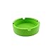 Produktbild Haodou Aschenbecher Rund Form Hochtemperatur-Toleranz Kieselgel Aschenbecher leicht zu Waschen Aschenbecher Grün 8.3 * 8.3 * 2.3cm Grün
