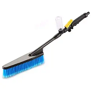 Swarim Retractable Long Handle Car Wash Brush Water Foam Flow Auto Cleaning Brushes Care Washer Tire Clean Tool (Black)