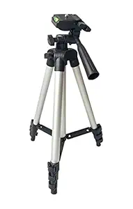 DIGITEK (DTR 340 LT) Light Weight 104cm (41 inch) Aluminum Tripod | Universal Lightweight Tripod with Mobile Phone Holder Mount & Carry Bag for All Smart Phones | Gopro | Cameras