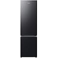 Samsung Series 8 SpaceMax Combi Fridge Freezer, Featuring Spacemax, AI Energy Mode and Twin Cooling, Black, Model: RB38C607AB1
