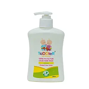 Toddler Baby Products Germ Protection Hand Wash Liquid Soap Pump For Personal Hygiene, Lemon, 250Ml (Lemon)