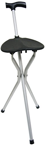 Preisvergleich Produktbild Dynamix Gehstock und Sitz, Schwarz