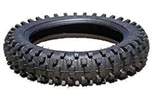 RASANT VERSAND Reifen 80/100-12 Zoll Dirtbike Mantel 2.75-12 mit Enduro Cross Profil Pitbike Cross NEU mit Schlauch Set Cross Hinterreifen