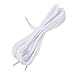 Produktbild CWAIXX Farbe weiß Schnürsenkel Schuhe Schnürsenkel Beam Schuh lässigen Canvas Schuhe Basketball Schuhe Schwarz flache Schnürsenkel Bewegung, Halbrunde Weiß
