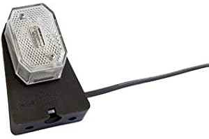 ASPÖCK UNITRAILER Feu de Gabarit Blanc Latéral Droit 12V – Feu de Position avec Câble 0,5 m – Éclairage de Sécurité pour Remorque, Caravane, Plateau et Véhicules Utilitaires