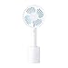 Produktbild Revolving Base Kühlventilator Mini-Handheld-Lüfter USB wiederaufladbare Desktop-Lüfter (Farbe: weiß)
