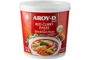 Pate curry rouge 400 g de Thailande + Sticker marque Maolo