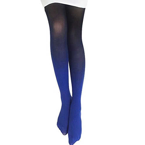 Preisvergleich Produktbild Honestyi Weinlese allmähliche Steigungsänderungs Strumpfhosen Strümpfe Frauen Mädchenstrumpfhosen Mode Über die Kniestrümpfe gestreifte Verlaufsstrümpfe