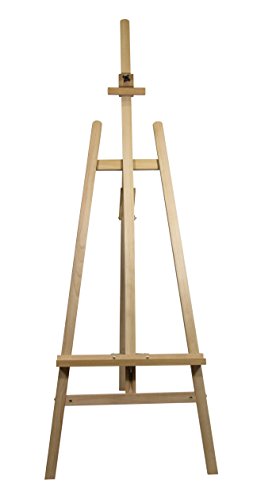 Staffelei COMO aus Buchenholz (FSC®-zertifiziert), Keilrahmen bis 130cm, Höhe bis 230 cm, Qualität vom Fachhändler - 2