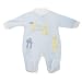 Baby Boys/Girls Just Too Cute Giraffe Sleepsuit (6-9 Months) (Blue)