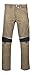 Produktbild PKA BestWork Bundhose Arbeitshose (27, Khaki/Schwarz)