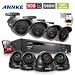 Upgraded 720P Annke 1000GB HDD AHD Security Camera Sysetm w 8CH 720P Digital Video Recorder and 8 HD 1280*720P In Outdoor CCTV Cameras Motion Detection IP66 Weatherproof Dome Bullet Camera-1TB HDD 4 Bullet(P) + 4 Dome 8CH DVR-8 Cameras-1TB RS.45549.00