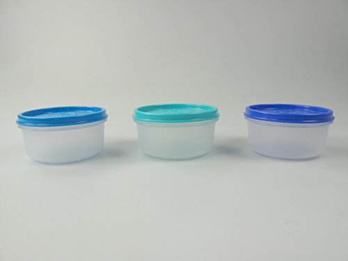 TUPPERWARE Kühlschrank 200ml blau B15 Drei Julchen Dose Box Drilllinge 6730 - 4