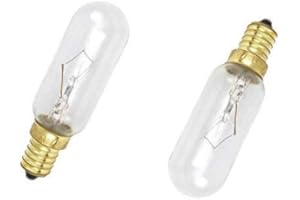 CAMBRIDGE LIFESTYLES Pack of 2 40W 240V Cooker Hood Bulbs Replacement Universal Small Screw Cap E14