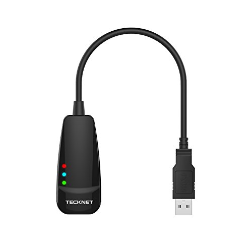 TeckNet® USB 2.0 auf RJ45 Gigabit Ethernet Adapter, Unterstützt 10/100 bit Ethernet - 5