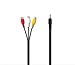 Produktbild Philips PicoPix Audio-/Video-Adapter PPA1320/000 Composite-Video-Kabel (0,3 m, 3 x RCA/Cinch, Schwarz, männlich/weiblich, 2 x RCA/Cinch, 30 g)