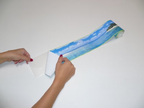 A.S. Création selbstklebende Bordüre Only Borders 9 Borte blau grün 903211 - 3