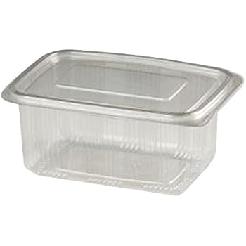 50 Vaschette Alimentari In PET 1500cc Con Coperchio Trasparente RFD - Per Asporto, Cibi Caldi/freddi, Resistenti