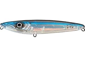 FISHUS Lurenzo Espetit Leurres durs flottants WTD Topwater Taille : 110 mm/16 g – Couleur : FB – Flashy Bleak