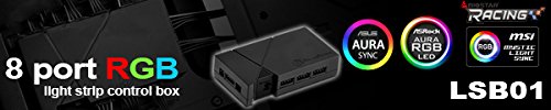 SilverStone SST-LSB01 – RGB LED Steuerbox mit 8 RGB-LED-Anschlüssen, inklusive 2x 5050 RGB LED Streifen 300mm - 14