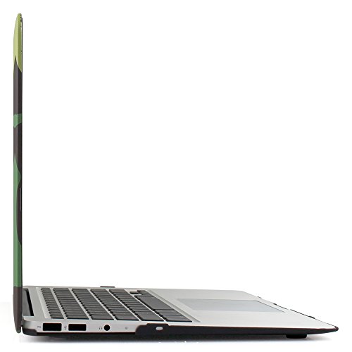 iDOO MacBook Schutzhülle / Hard Case Cover Laptop Hülle [Für MacBook Air 13 Zoll: A1369/A1466] – matt, Tarnmuster - 5